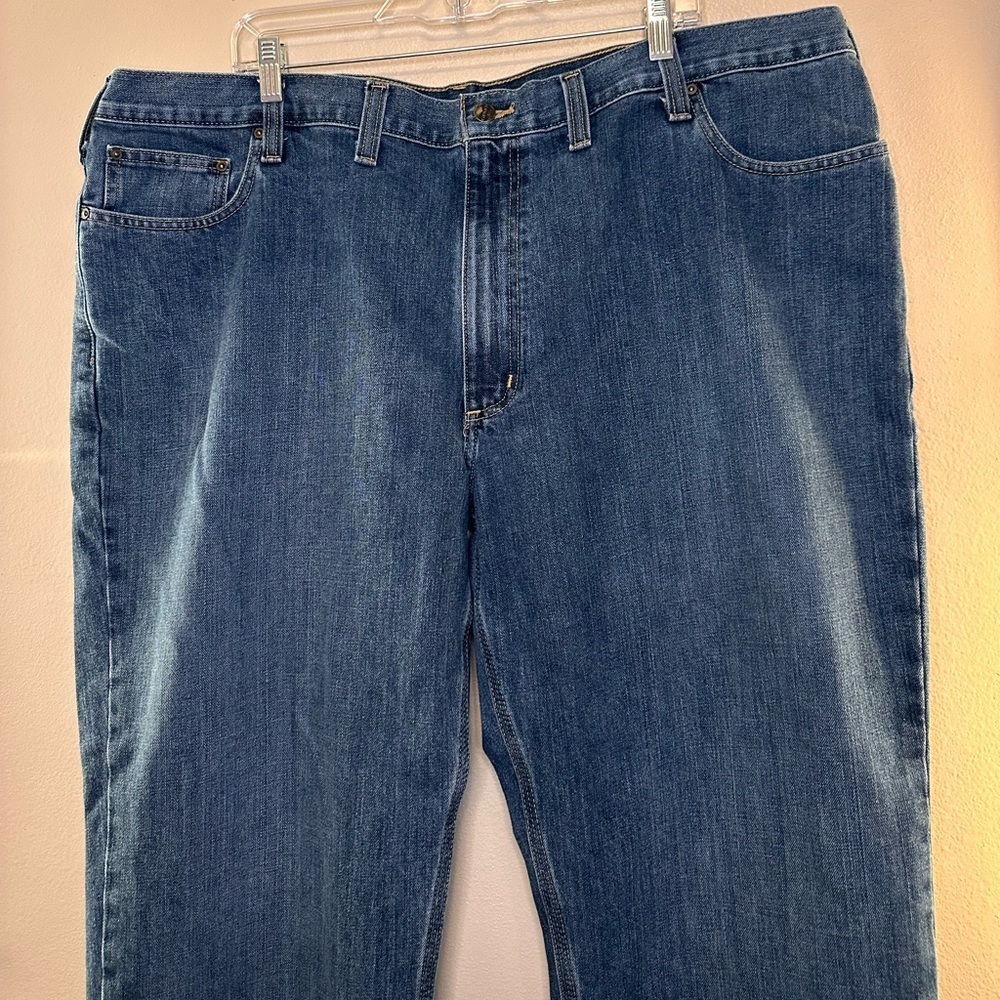 Carhartt Men’s Traditional Denim Straight Leg Jeans Size 46x30 Blue - Picture 3 of 7